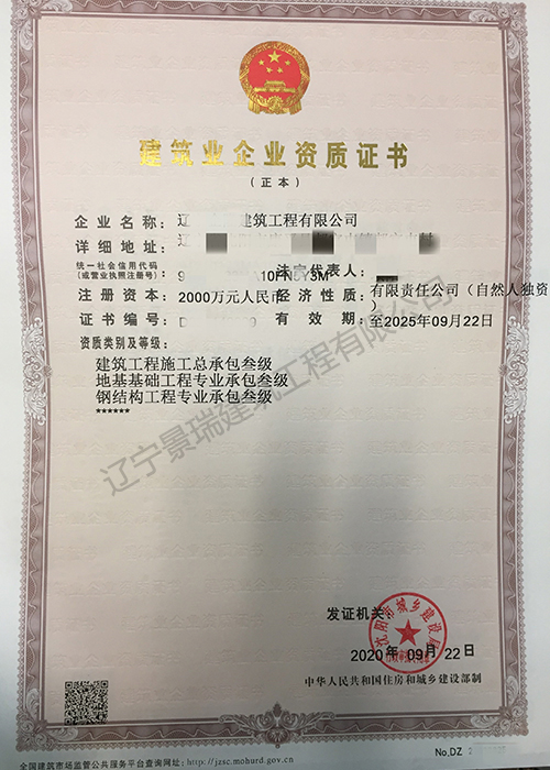 特种工程专业承包资质